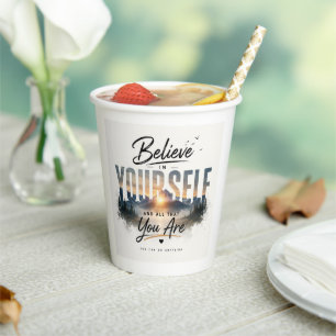 Farbige Eiscreme-Partyartikel Pappbecher