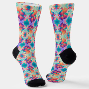 Farbige Erdbeere Socken