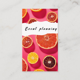 Farbige Eventplanung Moderne Visitenkarte