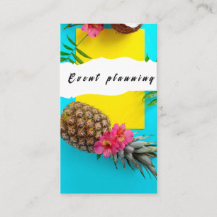 Farbige Eventplanung Moderne Visitenkarte
