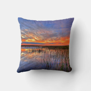 Farbige Everglades, Florida, Kissen