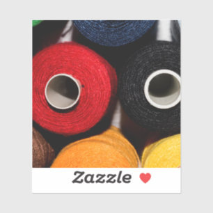 Farbige Fäden Aufkleber