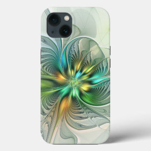 Farbige Fantasie Moderne Abstrakte Blume Fraktal Case-Mate iPhone Hülle