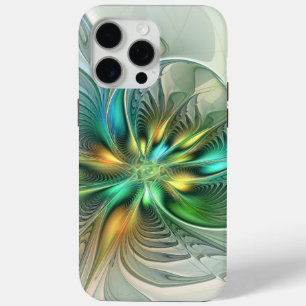 Farbige Fantasie Moderne Abstrakte Blume Fraktal Case-Mate iPhone Hülle