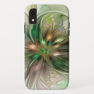 Farbige Fantasie Moderne Abstrakte Fraktale Blume Case-Mate iPhone Hülle