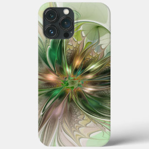 Farbige Fantasie Moderne Abstrakte Fraktale Blume Case-Mate iPhone Hülle