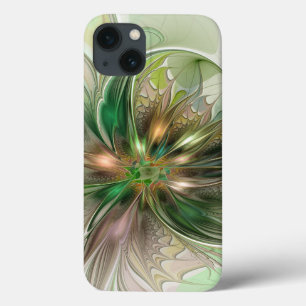 Farbige Fantasie Moderne Abstrakte Fraktale Blume Case-Mate iPhone Hülle