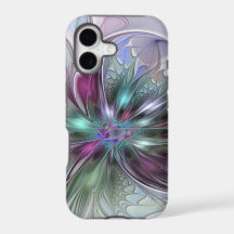 Farbige Fantasy-Abstrakte Moderne Fraktal-Blume