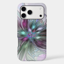 Farbige Fantasy-Abstrakte Moderne Fraktal-Blume