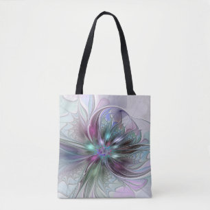 Farbige Fantasy-Abstrakte Moderne Fraktal-Blume