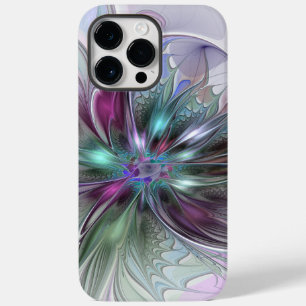 Farbige Fantasy-Abstrakte Moderne Fraktal-Blume Case-Mate iPhone 14 Pro Max Hülle