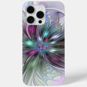 Farbige Fantasy-Abstrakte Moderne Fraktal-Blume Case-Mate iPhone Hülle