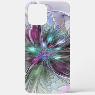 Farbige Fantasy-Abstrakte Moderne Fraktal-Blume Case-Mate iPhone Hülle