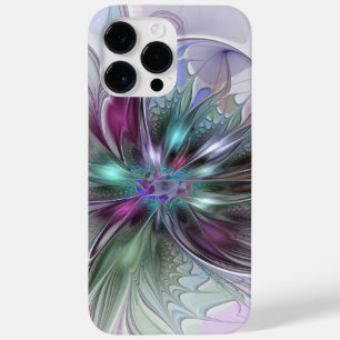 Farbige Fantasy-Abstrakte Moderne Fraktal-Blume Case-Mate iPhone 14 Pro Max Hülle
