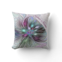 Farbige Fantasy-Abstrakte Moderne Kunst Blumenname