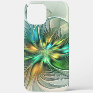 Farbige Fantasy Moderne Abstrakte Blume Fraktal Case-Mate iPhone Hülle
