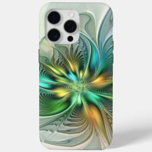 Farbige Fantasy Moderne Abstrakte Blume Fraktal Case-Mate iPhone Hülle
