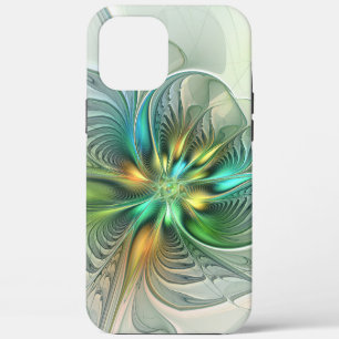 Farbige Fantasy Moderne Abstrakte Blume Fraktal iPhone 12 Pro Max Hülle
