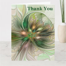 Farbige Fantasy Moderne Abstrakte Fraktal-Blume