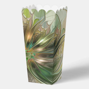 Farbige Fantasy Moderne Abstrakte Fraktal-Blume Geschenkschachtel
