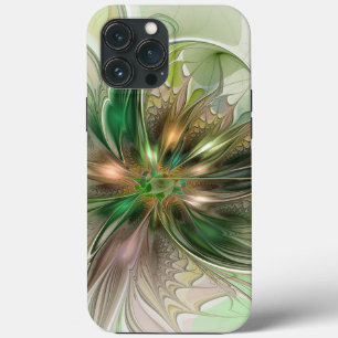 Farbige Fantasy Moderne Abstrakte Fraktale Blume Case-Mate iPhone Hülle