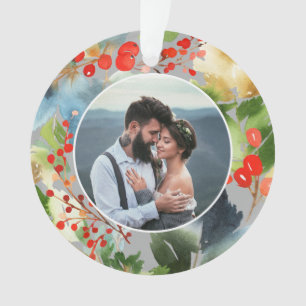 Farbige Farbe   Festlicher Foto Ornament