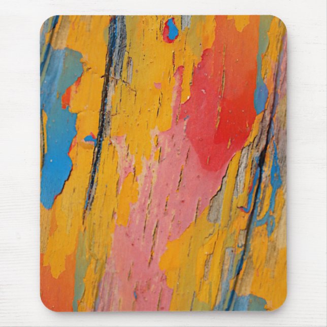 Farbige Farbspritzer Mousepad (Vorne)