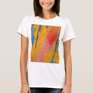 Farbige Farbspritzer T-Shirt