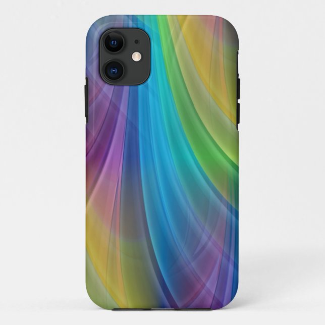 Farbige Farbverläufe Rays - blau Case-Mate iPhone Hülle (Rückseite)