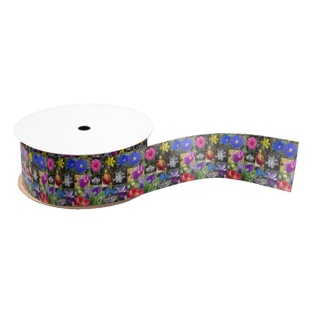 farbige Feder - Band Ripsband (Spule)