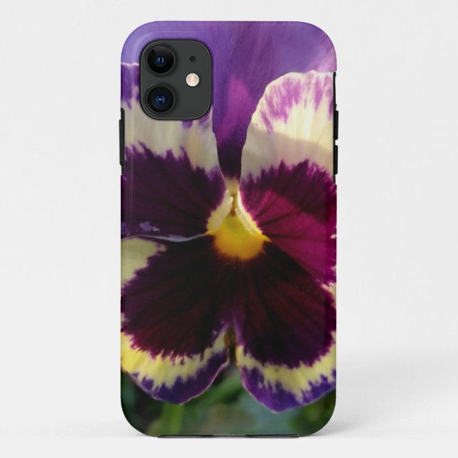 farbige Feder Pansy Case-Mate iPhone Hülle (Rückseite)