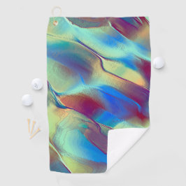 Farbige Felsdüne mit weicher, heller Farbe Golfhandtuch