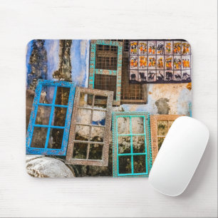 Farbige Fensterrahmen Mousepad