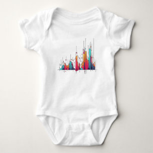 Farbige Finanzkerzenliste Baby Strampler