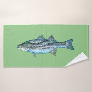 Farbige Fische Badehandtuch