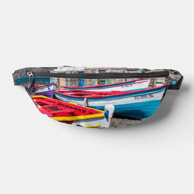 Farbige Fischerboote, Kap Verde Bauchtasche (Ablage )