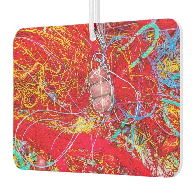 Farbige Fischernetze Autolufterfrischer (Links)