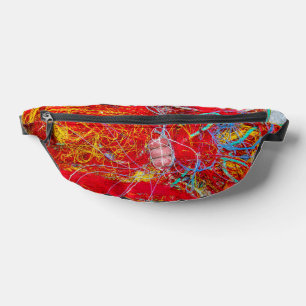 Farbige Fischernetze Bauchtasche