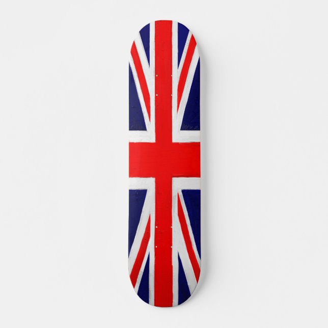 Farbige Flagge - Alte Schule Skateboard (Vorne)
