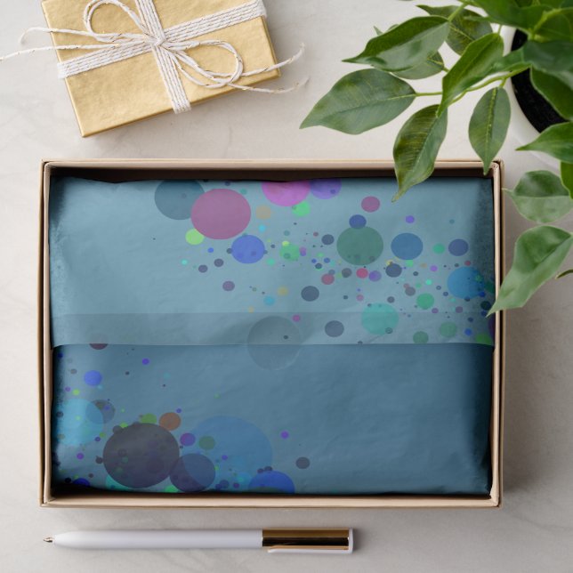 Farbige Flecken Seidenpapier (Geschenk)