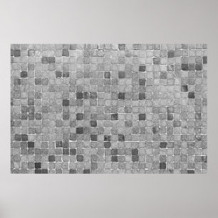 Farbige Fliesen in Lissabon in städtischen Wallabs Poster