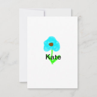 Farbige florale Aquarellfarben hinzufügen Namenste Einladung