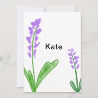 Farbige florale Aquarellfarben hinzufügen Namenste Einladung