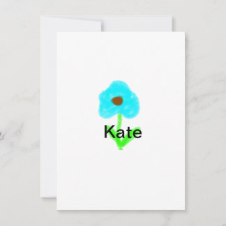 Farbige florale Aquarellfarben hinzufügen Namenste Einladung