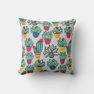 Farbige florale Mandalas Kissen