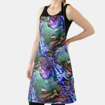 Farbige Fluktuation virtueller Bilder über Schlach