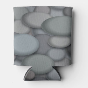 Farbige Flussstein-Kieselsteine-Kunst Dosenkühler