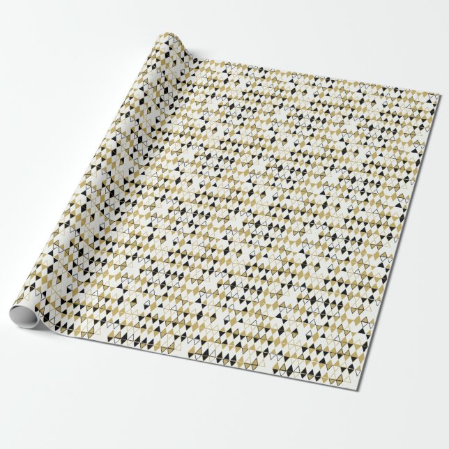 Farbige Formen, geometrisch abstraktes Muster Geschenkpapier (Ungerollt)