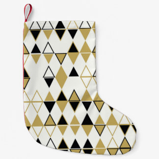 Farbige Formen, geometrisch abstraktes Muster Kleiner Weihnachtsstrumpf