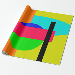Farbige Formen Geschenkpapier